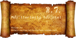 Müllerleily Törtel névjegykártya